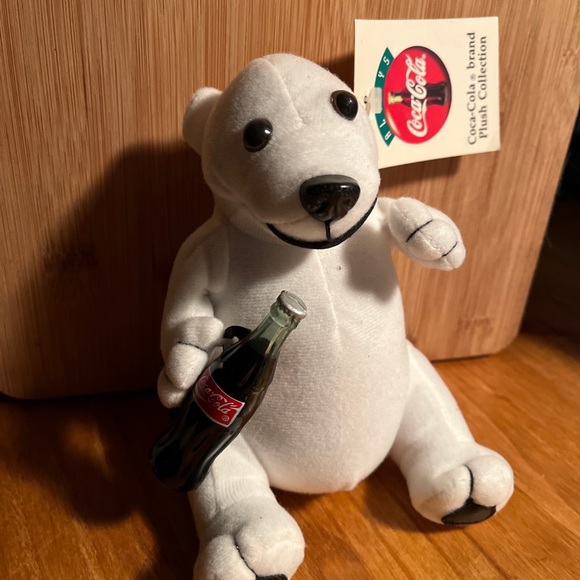 Vintage Coca Cola Bear 1993 Play-By-Play - Picture 1 of 4